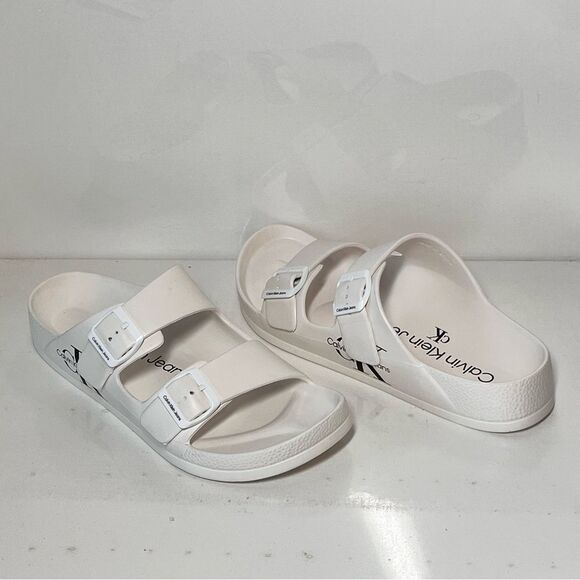 Calvin Klein Zion Double Strap Slide Sandal - Picture 3 of 7